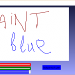 Рис.2. Программа PaintItBlack с возможностью изменения цвета